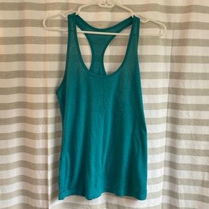 Nike Dri-Fit small racer back tank, teal